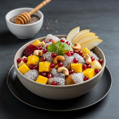 Fruit & Nut Chia Seeds Salad